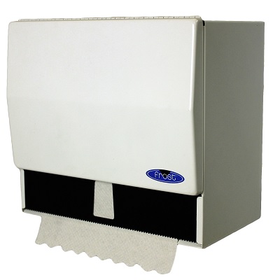 Paper Towel Dispenser-Frost Universal, Roll/Fold, White
