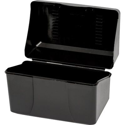 Card File Box-Index Cards 4" X 6", Black