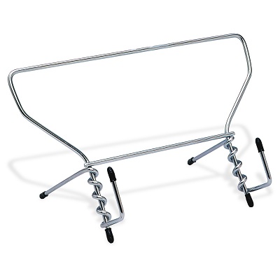 Book Stand-Wire, Chrome Finish