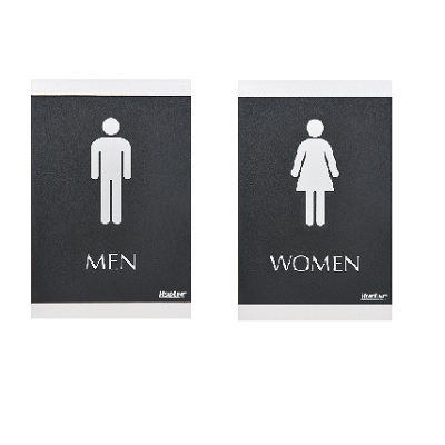 Sign-Century Series 6X9 Men/Women Combo, English