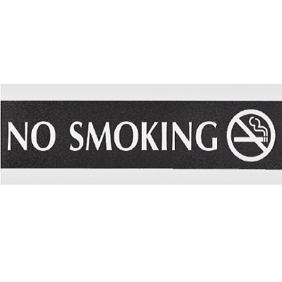 Sign-Century Series 3X9 No Smoking