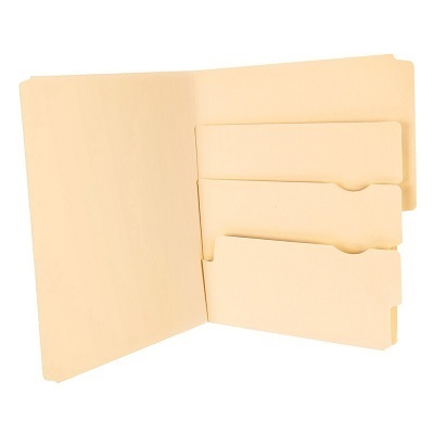 File Folder-Letter, Divide It Up, Manila 24/Pack