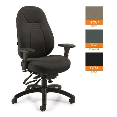 Chair-Multi-Tilter Obusforme Comfort Medium Back, Echo