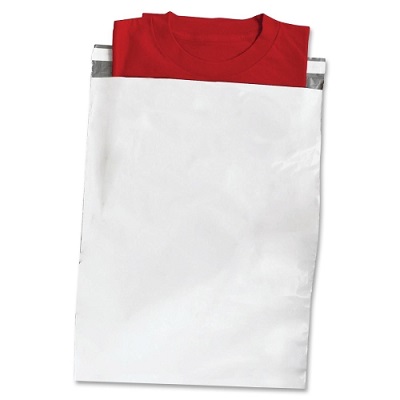 Envelope-Poly, 12X15.5 Self Seal, White,100/Pk