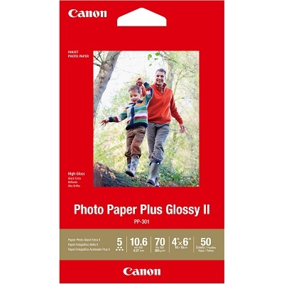 Paper-Canon Glossy Ii Photo Plus, 4X6 70Lb. 50/Pack -Pp-301