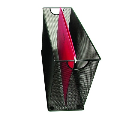 File Holder-Desktop Hanging, Mesh, Legal Size, Black