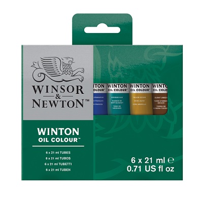 Paint Set-Oil, Winton 6 X 21Ml. Tubes
