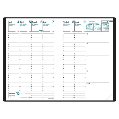 Planner Refill-Weekly, 9.5X6.25 Minister French 2023