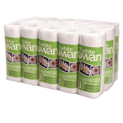 Paper Towels-White Swan Kitchen 2-Ply 70Sht 15/Pack