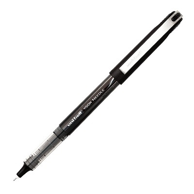 Pen-Roller, Uni-Ball Vision Needle, Micro Black,12/pk