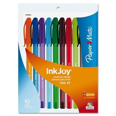 Pen-Stick, Paper Mate Inkjoy 100, 10 Fashion Colours