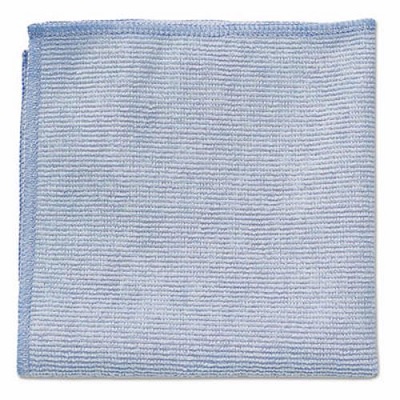 Cleaning Cloth-Microfibre, 12" X 12" Light Duty, Blue 24/Pk
