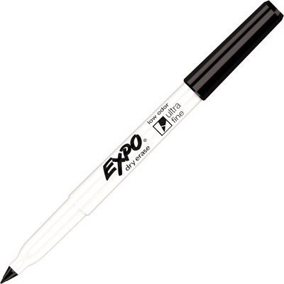 Marker-Dry Erase, Expo Low Odour, Ultra Fine, Black