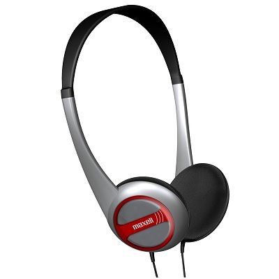 Headphones-Maxell Hp-200 Lightweight Stereo Headphones
