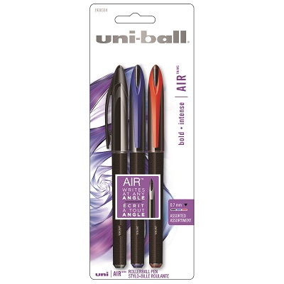 Pen-Roller, Uni-Ball Air Hybrid Tip, 0.7Mm Assorted