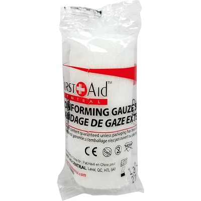 Gauze Bandage-First Aid Central 3" X 15' Conforming Sterile