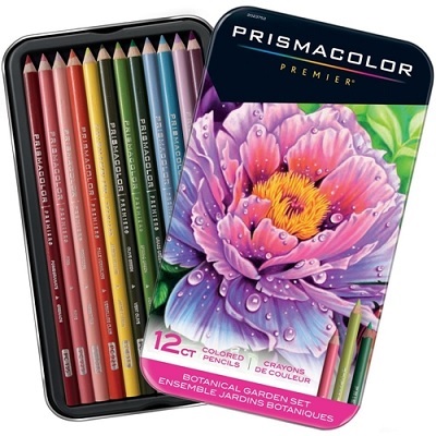 Pencil Set-Coloured, Prismacolor Premier, 12 Botanical