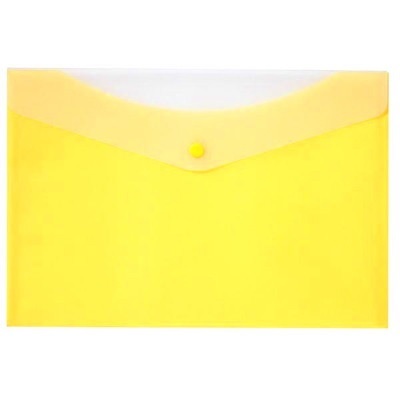 Envelope-Poly, 2 Pocket 13.5X9, Yellow 6/pk