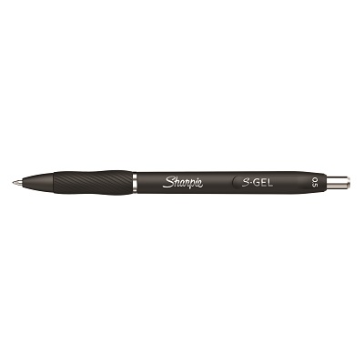 Pen-Retractable, Sharpie S-Gel, 0.5Mm Black,12/pk