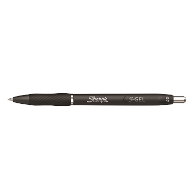Pen-Retractable, Sharpie S-Gel, 0.7Mm Black,12/pk