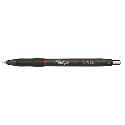 Pen-Retractable, Sharpie S-Gel, 0.5Mm Red,12/pk