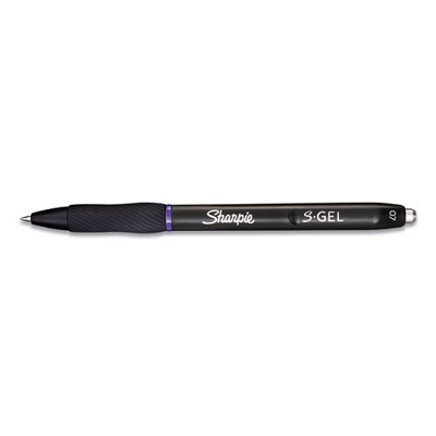 Pen-Retractable, Sharpie S-Gel, 0.7Mm Purple,12/pk