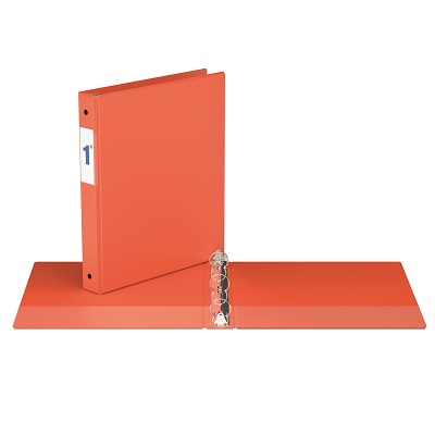 Binder-Essential 2300 1" Round Ring, Orange