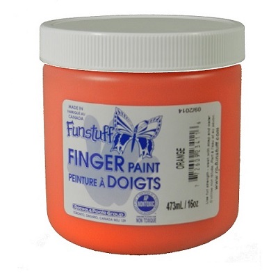 Finger Paint-Funstuff, 473Ml, Orange