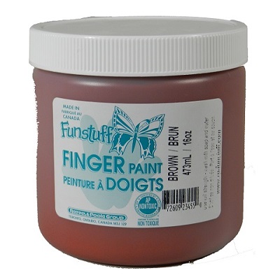 Finger Paint-Funstuff, 473Ml, Brown