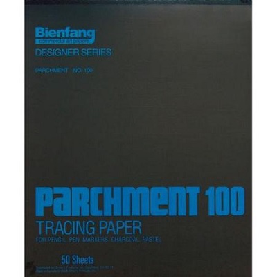 Tracing Paper Pad-Parchment 9X12, Bienfang #100, 50 Sht