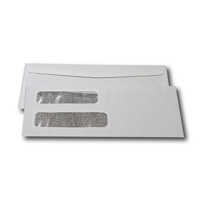 Envelope-#8 Double Window, Security, 500/Box