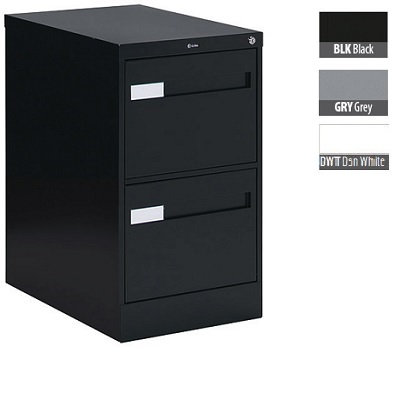 File Cabinet-Vertical 2600+ Letter 2 Drawer Designer White