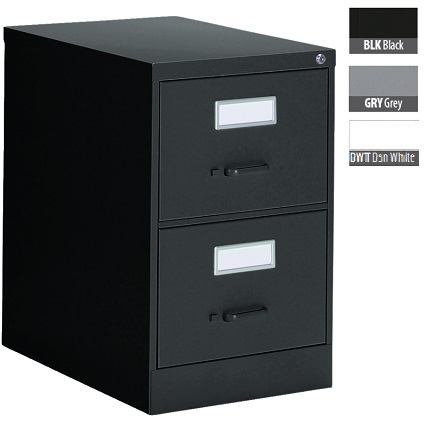 File Cabinet-Vertical 2600 Legal 2 Drawer Black