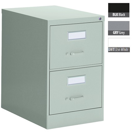 File Cabinet-Vertical 2600 Legal 2 Drawer Grey