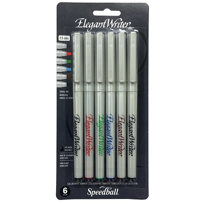 Marker Set-Calligraphy, Elegant Writer, Medium 6 Assorted
