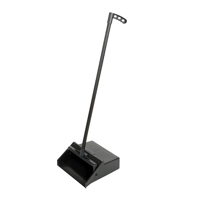 Dust Pan-Upright Plastic Black