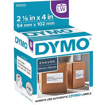Labels-Dymo Labelwriter, Shipping 2-1/8X4, 220/Pk