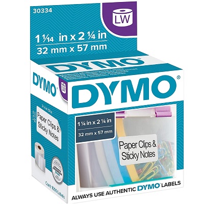 Labels-Dymo Labelwriter, Multi-Purpose 2-1/4X1-1/4, 1000/Pk
