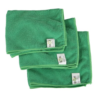 Cleaning Cloth-Microfiber 240Gsm 16"X16", Green 10/Pack
