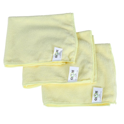 Cleaning Cloth-Microfiber 240Gsm 16"X16", Yellow 10/Pack