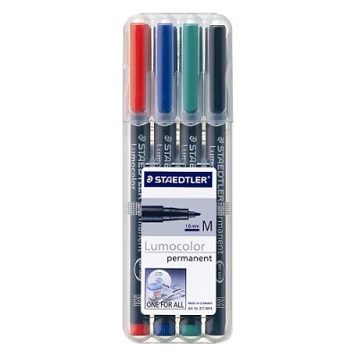 Pen Set-Lumocolor Universal Permanent Medium, 4-Colour