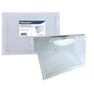 Envelope-Expanding 1.5", Letter Poly, Clear