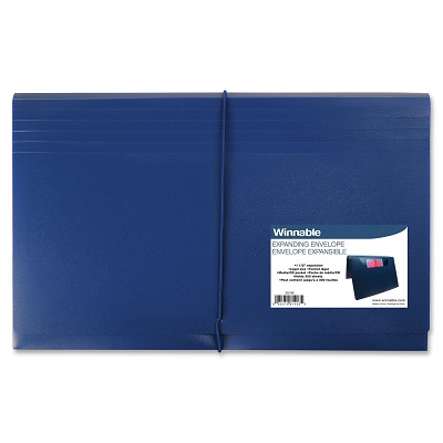 Envelope-Expanding 1.5", Legal Poly, Blue