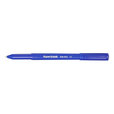 Pen-Stick, Write Bros Ballpoint, Medium Blue