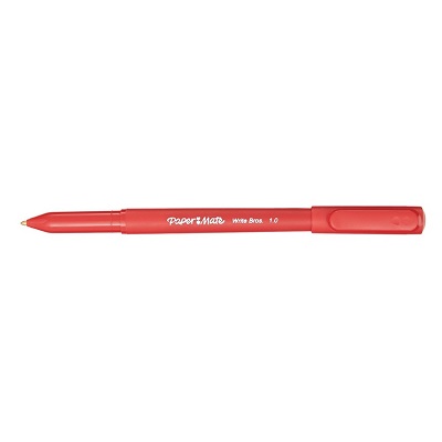 Pen-Stick, Write Bros Ballpoint, Medium Red (2006924)