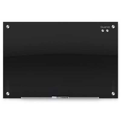 Glass Board-Infinity Black 18"X24" Magnetic Dry Erase