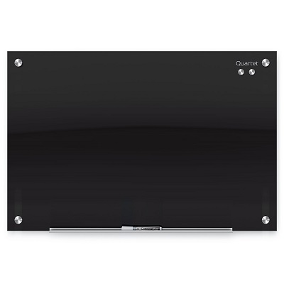 Glass Board-Infinity Black 24"X36" Magnetic Dry Erase