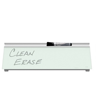 Dry Erase Pad-Glass, Desktop 18X6 White