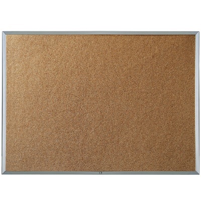 Cork Board-Aluminum Frame, 24"X36"