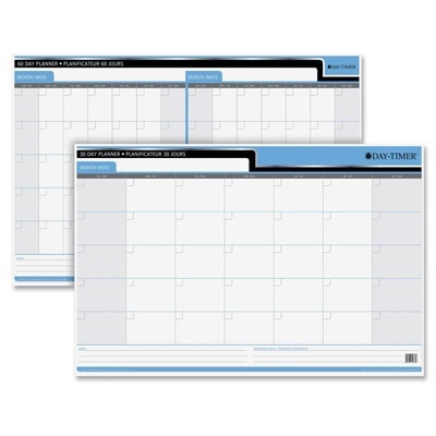 Planner-Wall, Flexible 24X36 30/60 Day Undated Bilingual